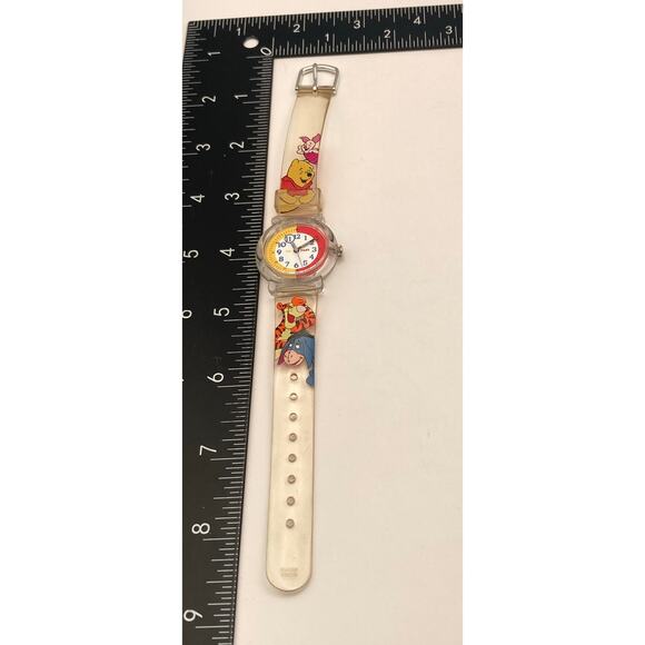 VTG Timex Disney Rewound Womens Kids Winnie Pooh Watch 29mm WR Adjustable Band - Picture 6 of 9